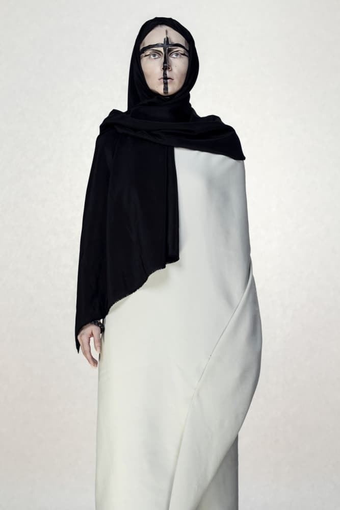 Enigmatic Fashion Figure by Photographer — canvas wall art