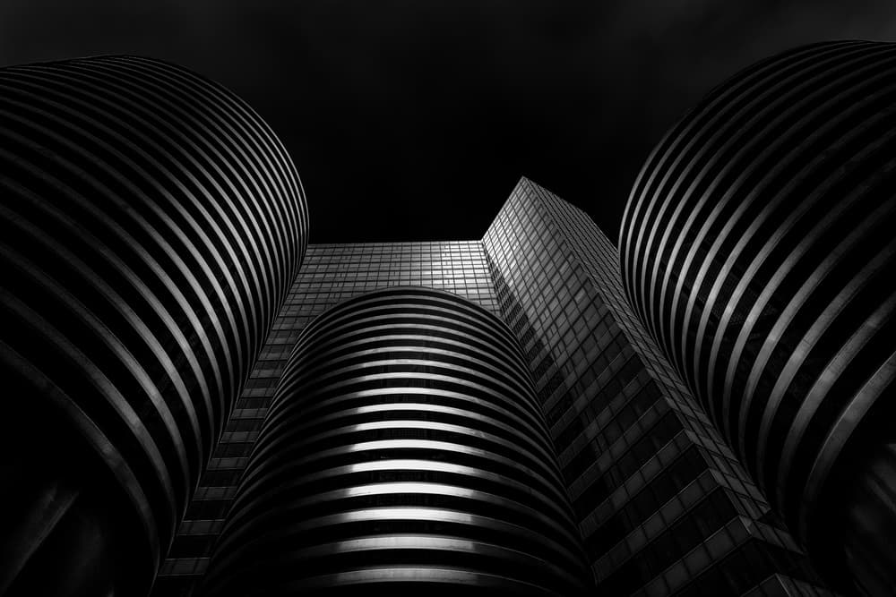 Urban Architectural Forms by Matthias Hefner — canvas wall art