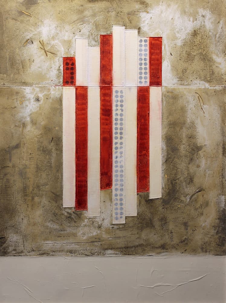 Textured Urban Stripes by andrea de ranieri — canvas wall art