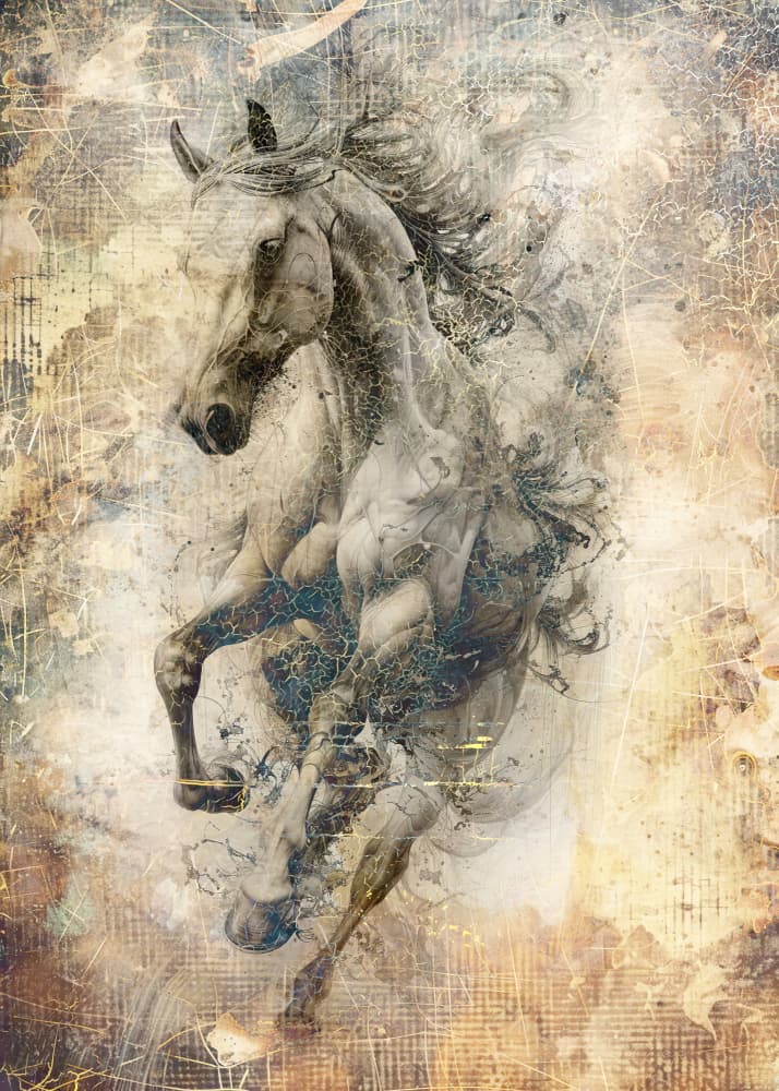 Wild Horse Energy by Rafal Kulik — canvas wall art
