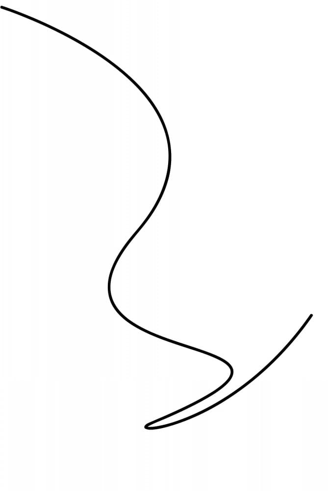 Dynamic Abstract Curve by Oju Design — canvas wall art