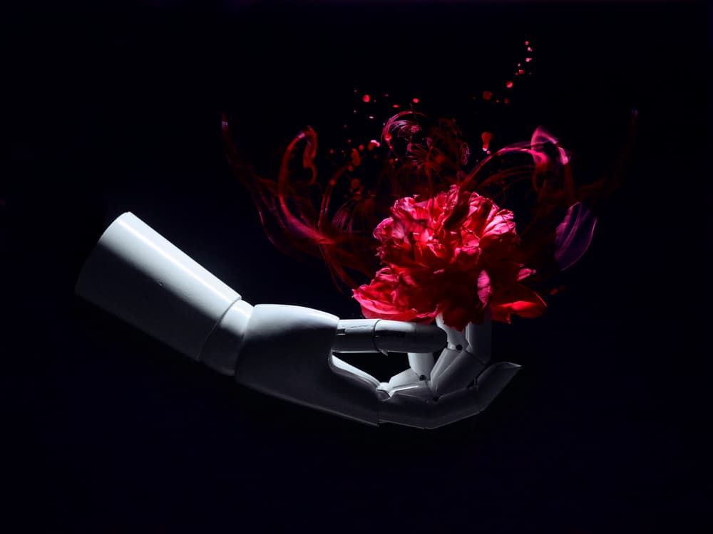 Future Bloom Hand by Dan-Stefan Susa — canvas wall art