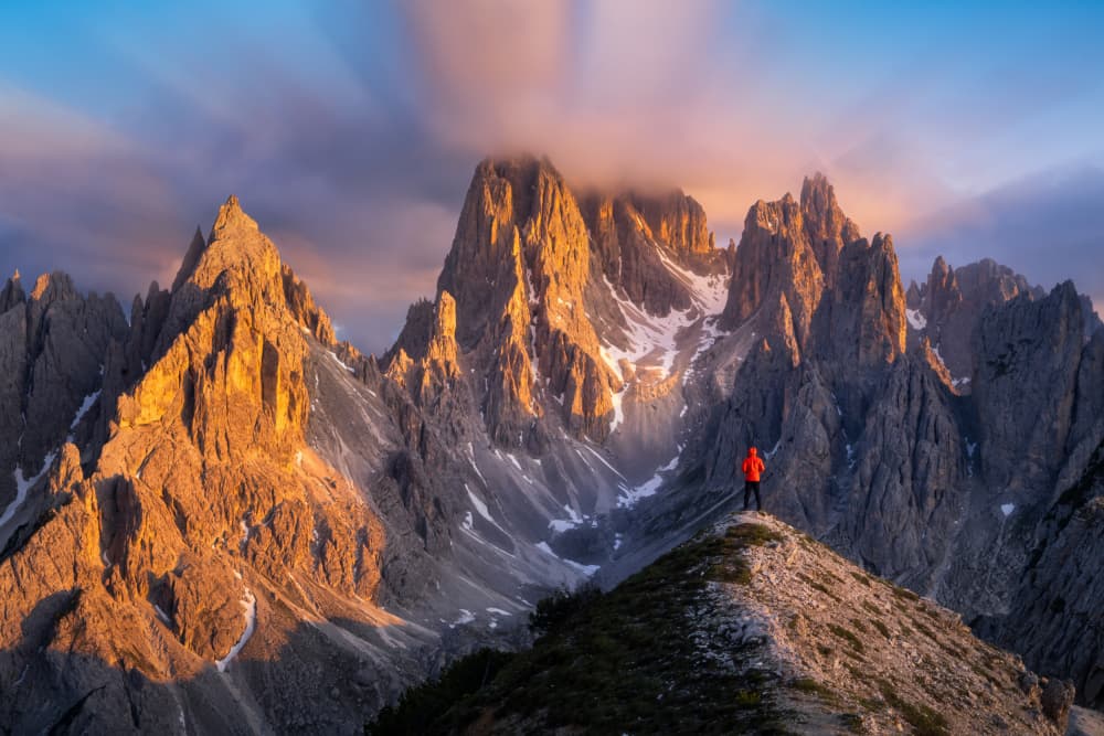Golden Alpine Adventure by Yongnan Li (李永男) — canvas wall art