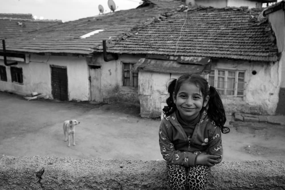 Smiling Village Girl by Fatma GÖKMEN — canvas wall art