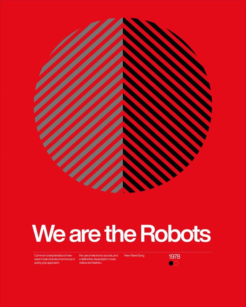 We Are The Robots by David Vineïs — canvas wall art