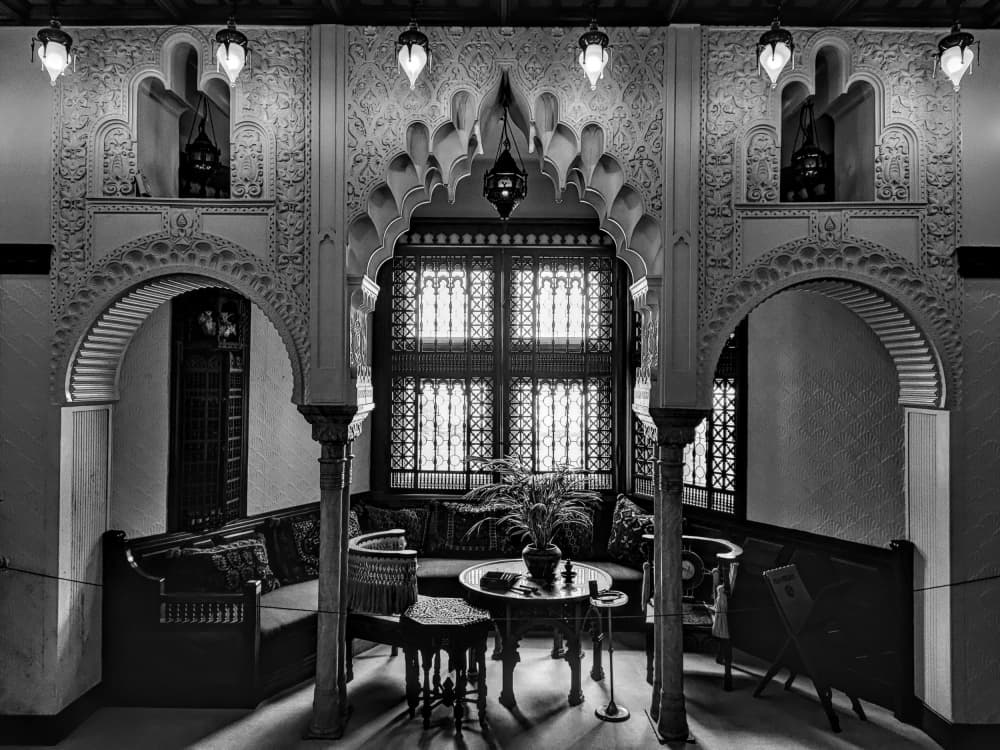 Moroccan Archway Lounge by Per Sandgren — canvas wall art