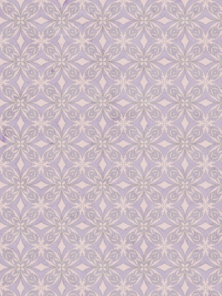 Lavender Blossom Tessellation by Treechild — canvas wall art