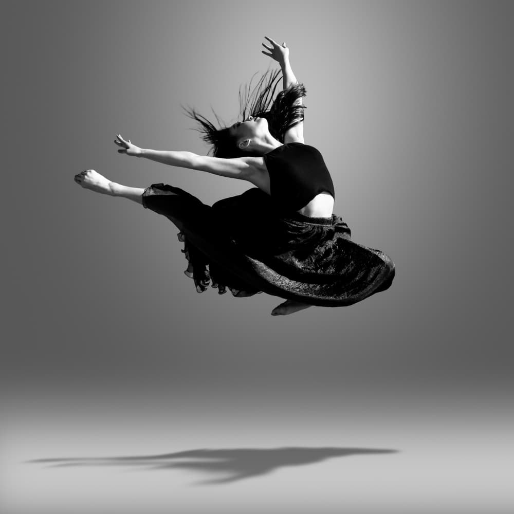 Dynamic Dancer Leap by Bill Wang — canvas wall art