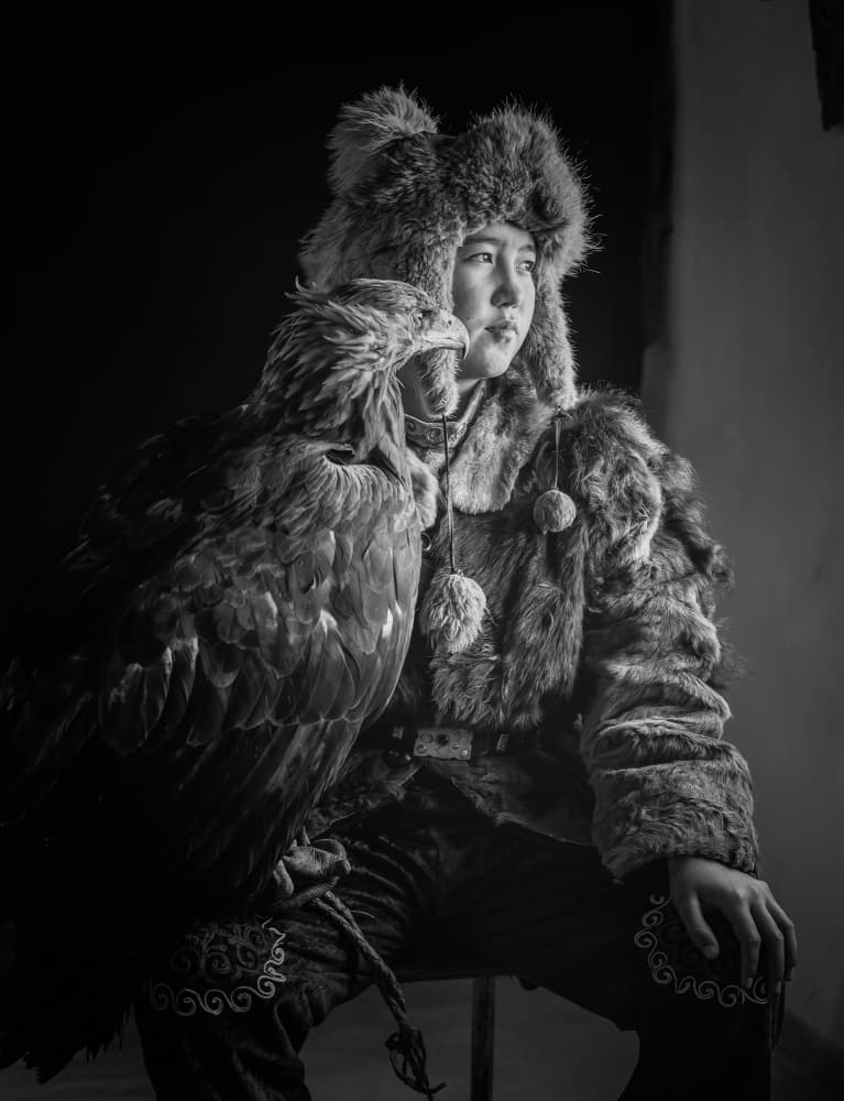 Mongolian Eagle Hunter by ADIREK M — canvas wall art
