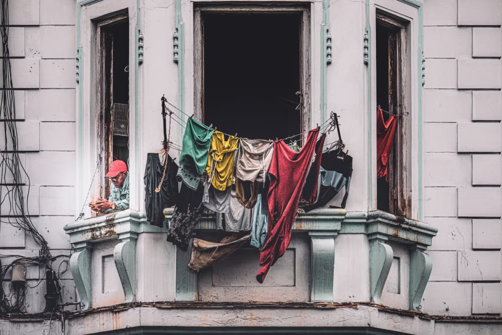 Man Watching City Life by Marco Tagliarino — canvas wall art