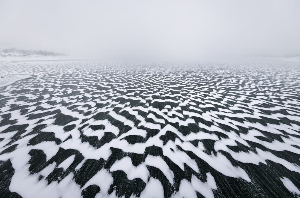 Winter Snow Patterns by Riccardo Lucidi — canvas wall art
