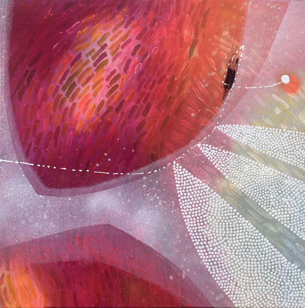 Vibrant Abstract Shapes by SAN STARLING — canvas wall art