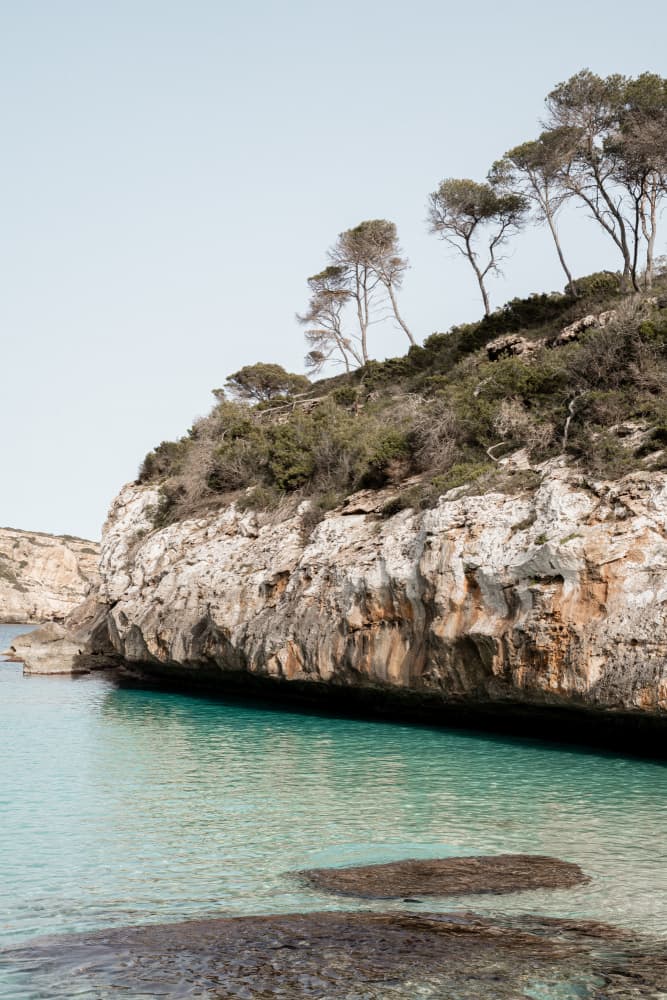 Turquoise Coastal Calm by Henrike Schenk — canvas wall art