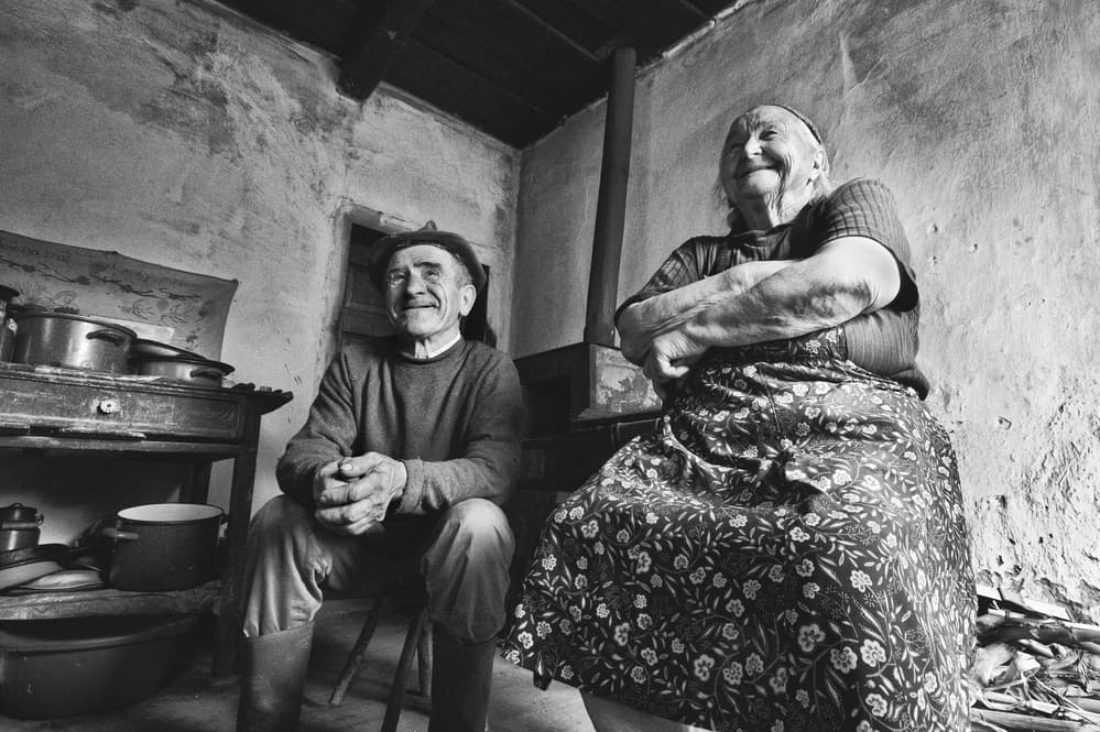 Smiling Elderly Couple by Zoran Toldi (EFIAP AZSF) — canvas wall art