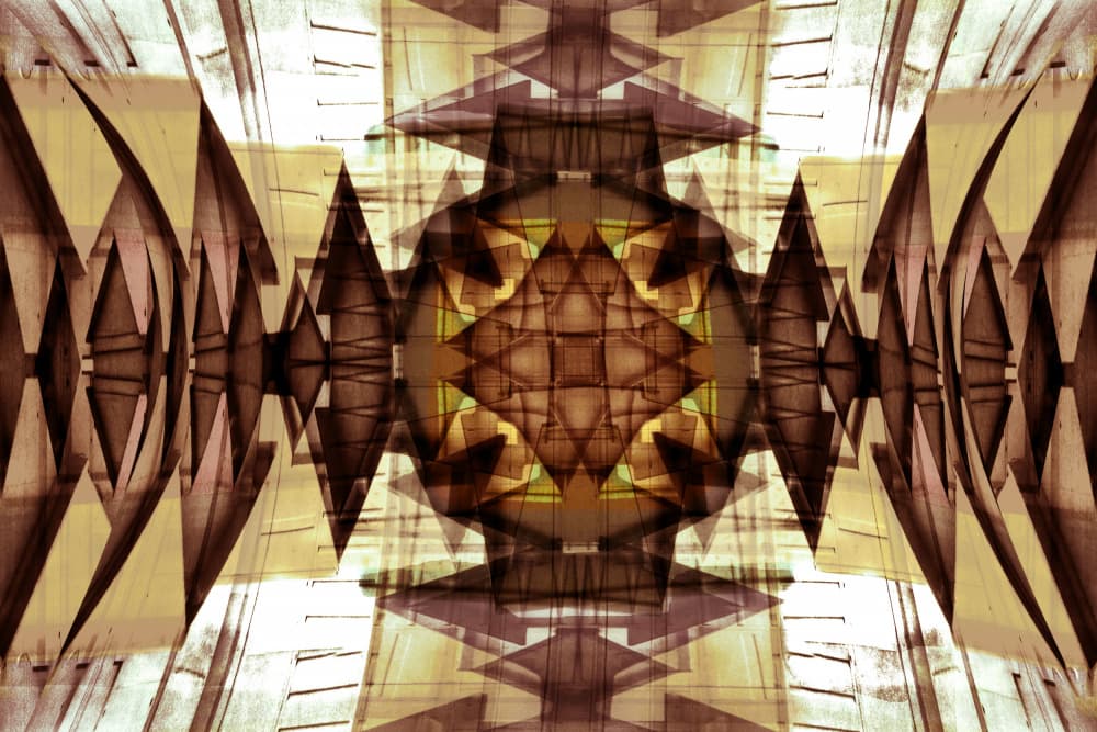 Kaleidoscope Architecture by Christina Sillen — canvas wall art