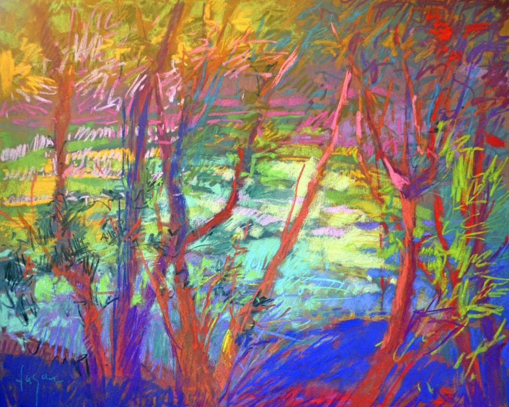 Vibrant Forest Flow by Dorothy Fagan — canvas wall art
