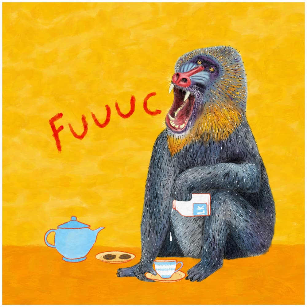 Pet Peeves - Fuck Baboon by Martina Scott — canvas wall art
