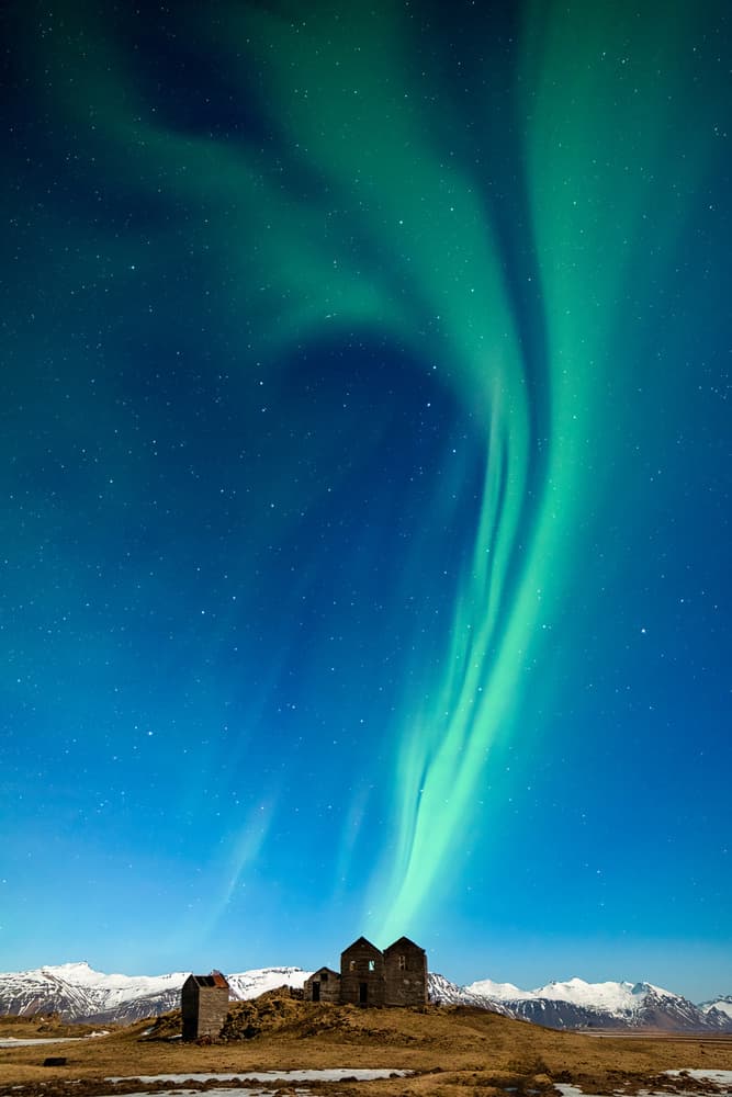 Aurora Over Ancient Ruins by Miguel Moreno — canvas wall art
