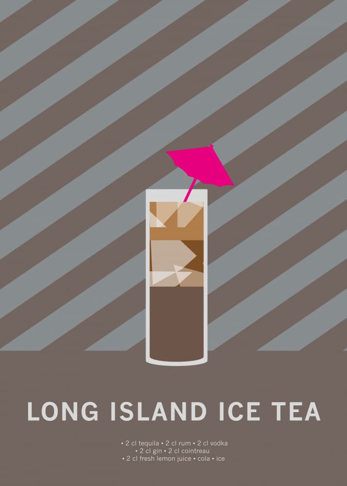 Long Island Ice Tea by Paperago — canvas wall art