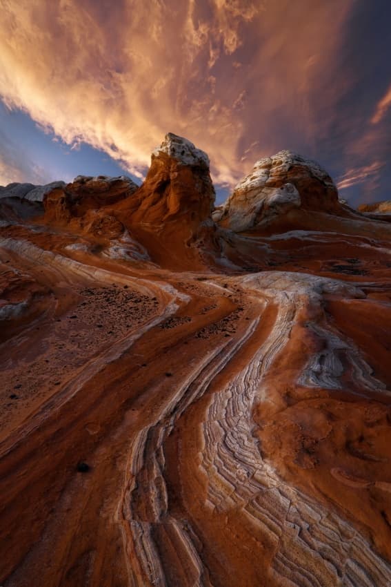 Sculpted Desert Landscape by Miles Morgan — canvas wall art