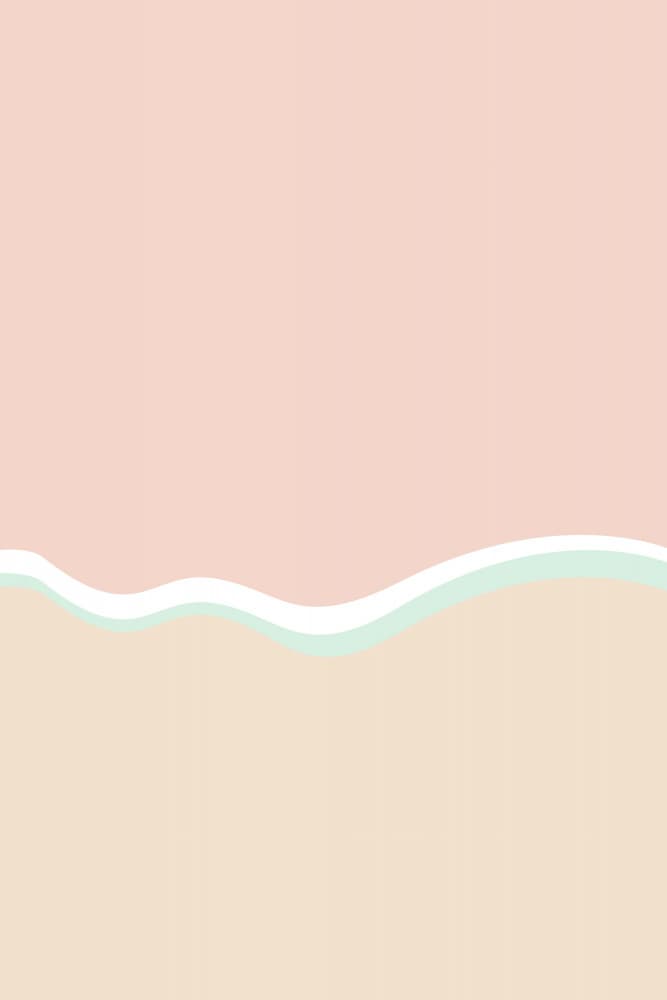 Soft Pastel Waves by Karen Menzenbach — canvas wall art