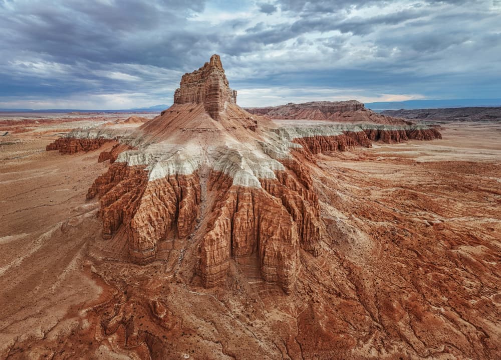 Dramatic Desert Formation by Linda Lu — canvas wall art