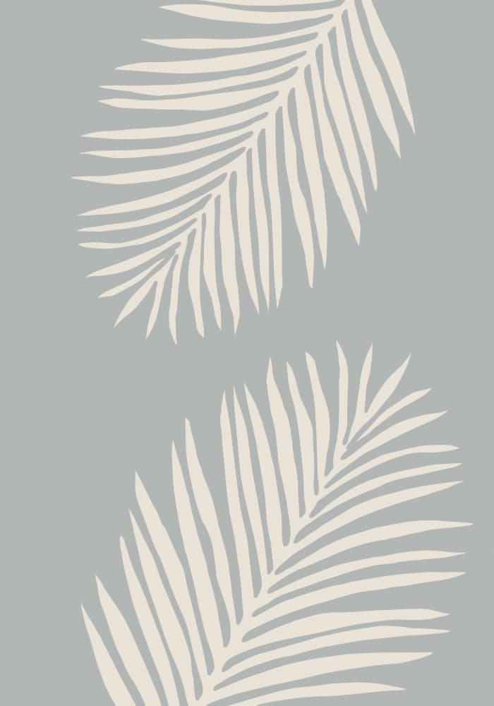 Serene Palm Leaves