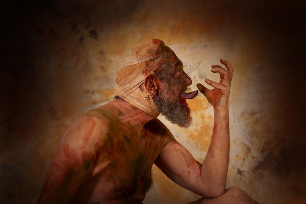 Intense Bearded Expression by Christine von Diepenbroek — canvas wall art