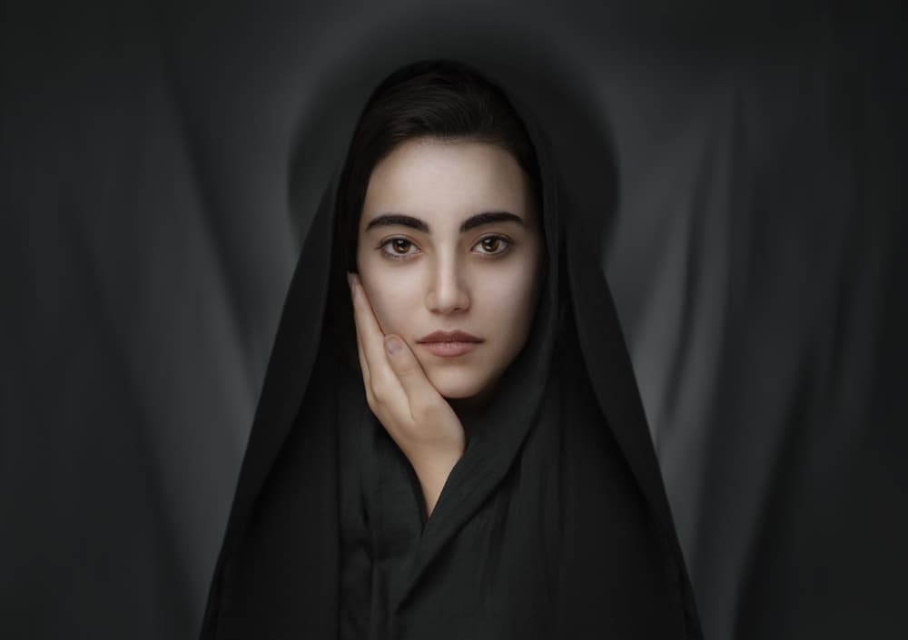 Pensive Gaze by Parsa Bagheri — canvas wall art