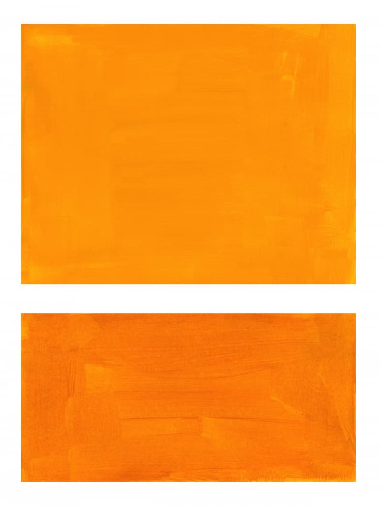Warm Orange Abstract Tones by Ejaaz Haniff — canvas wall art