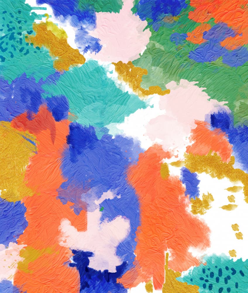 Colorful Textured Abstract by Uma Gokhale — canvas wall art
