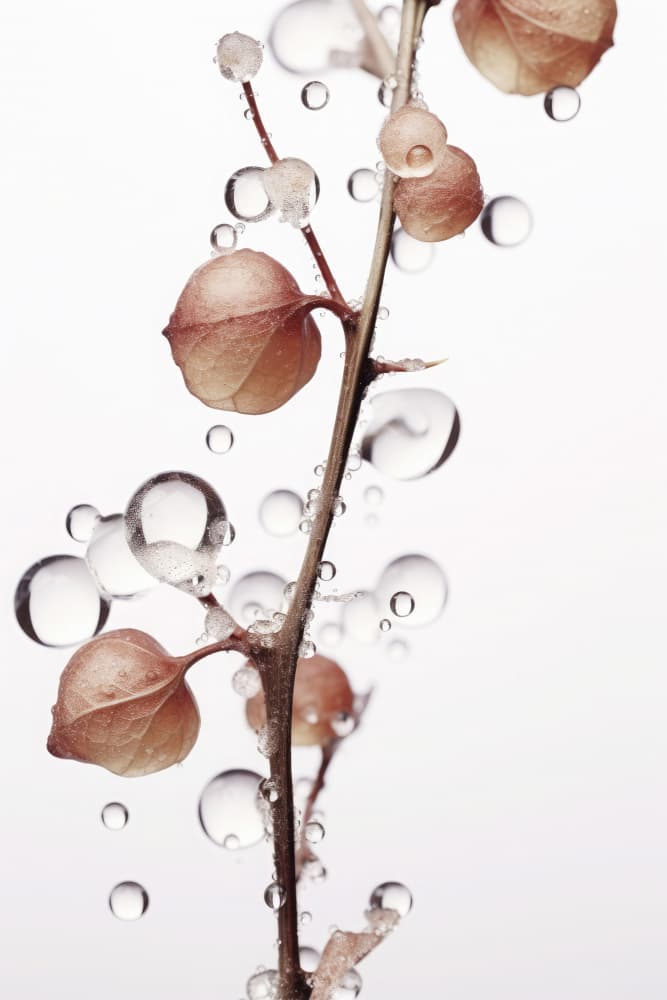 Bubbles and Blooms by Treechild — canvas wall art