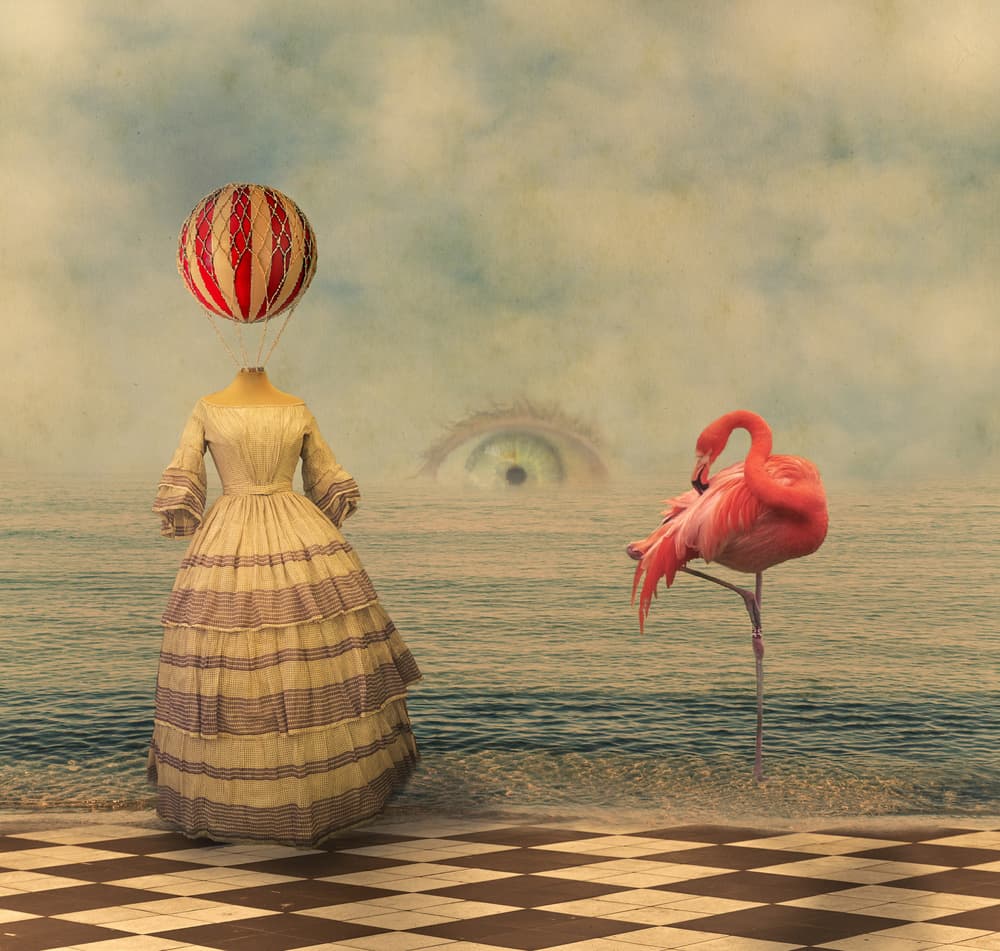 Whimsical Seaside Dream by Christian MARCEL — canvas wall art