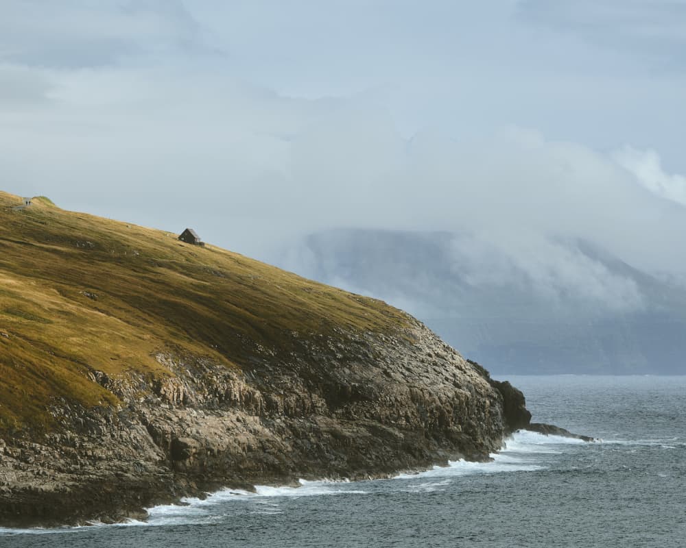 Remote Island Hut by Hamed Bank — canvas wall art