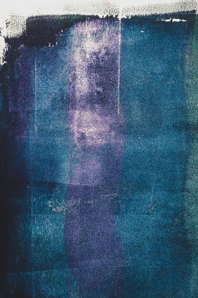 Moody Blue Abstract by Tim Mossholder — canvas wall art