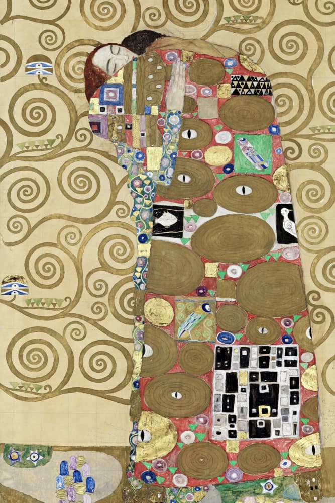 Fulfillment (1910–1911) by Gustav Klimt — canvas wall art