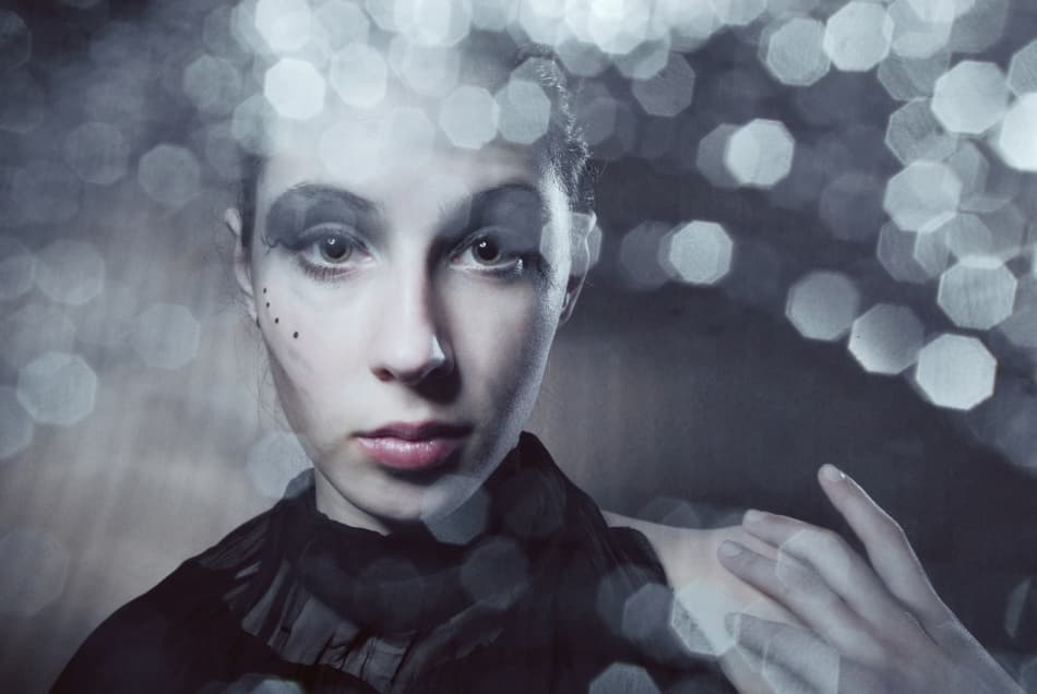 Ethereal Dark Portrait by Dimitar Dachev — canvas wall art