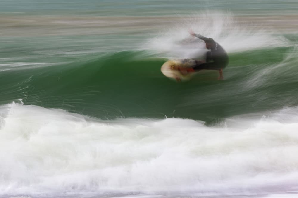 Riding The Green Wave by Massimo Mei — canvas wall art