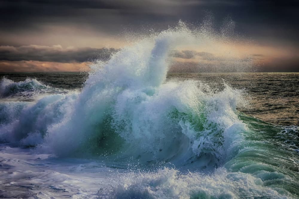 Powerful Ocean Wave by Paolo Bolla — canvas wall art
