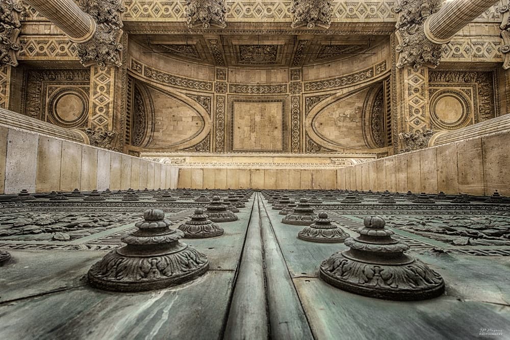 Ornate Grand Entrance by Pagniez — canvas wall art