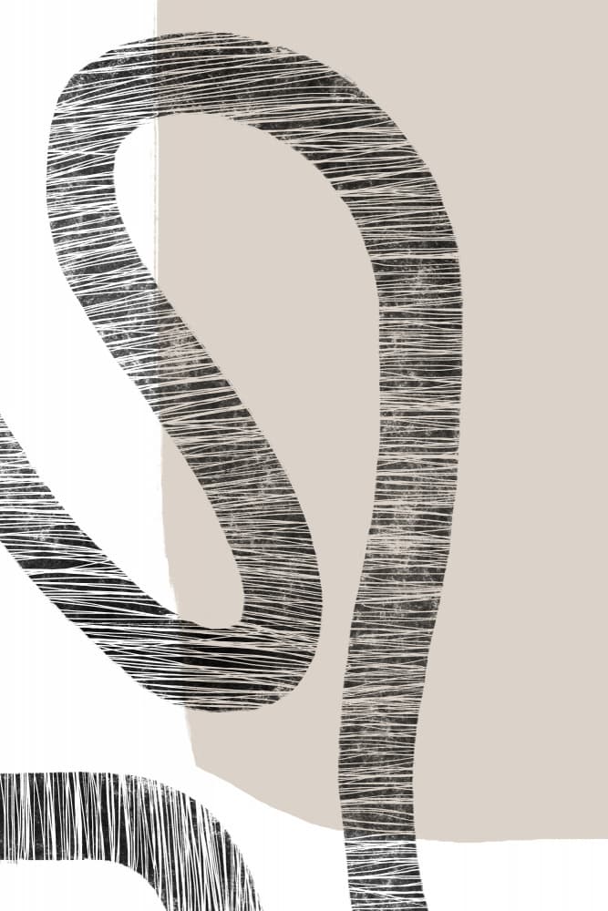Curved Textures by uplusmestudio — canvas wall art