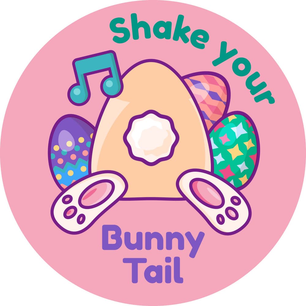 Shake Your Bunny Tail by Marika Barsrsind — canvas wall art