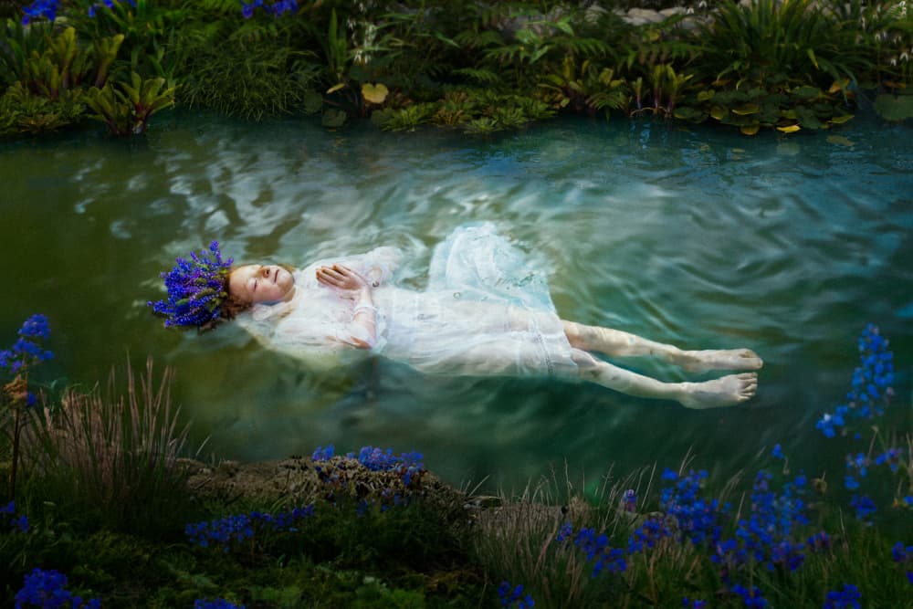Ethereal Girl in Water by Tammy Swarek — canvas wall art