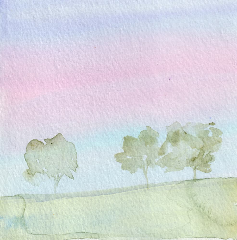 Dreamy Pastel Horizon by Christine Lindstrom — canvas wall art
