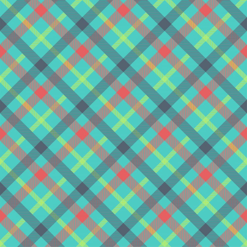 Vibrant Geometric Plaid by Marika Barsrsind — canvas wall art