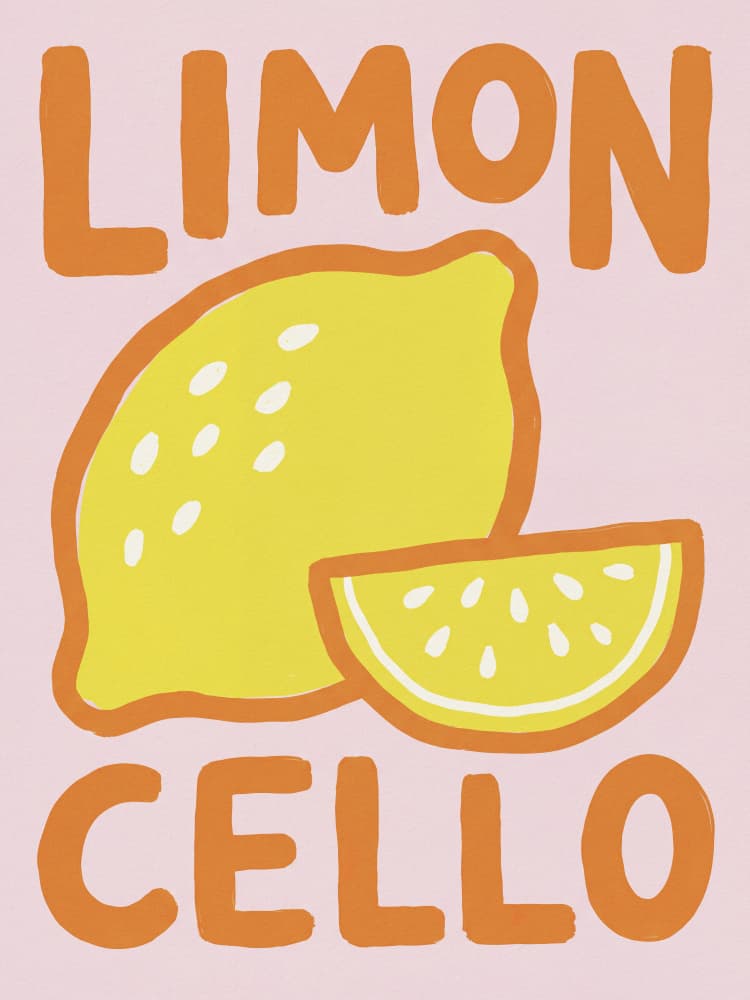 Bright Limon Cello Lemon by Andreas Magnusson — canvas wall art