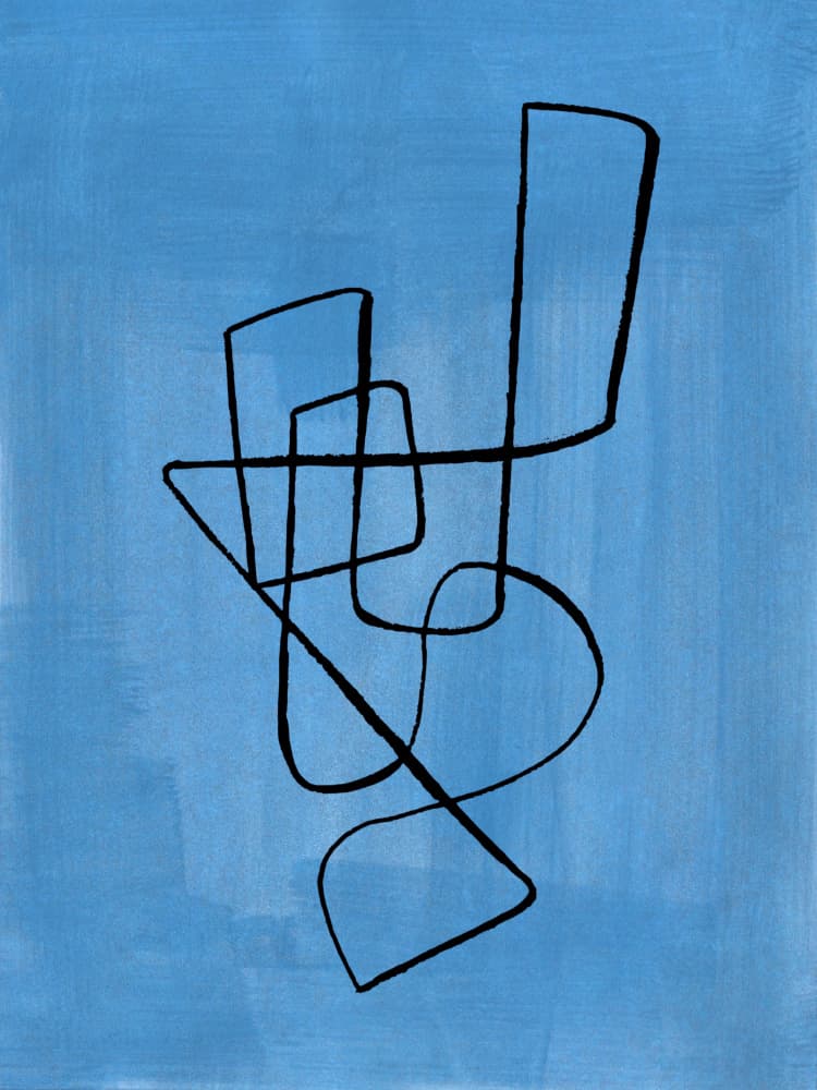 Modern Geometric Lines by Ejaaz Haniff — canvas wall art