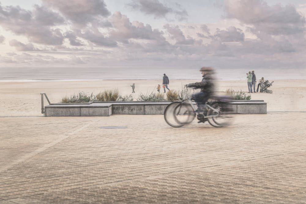 Coastal Beach Motion by Bruno Flour — canvas wall art