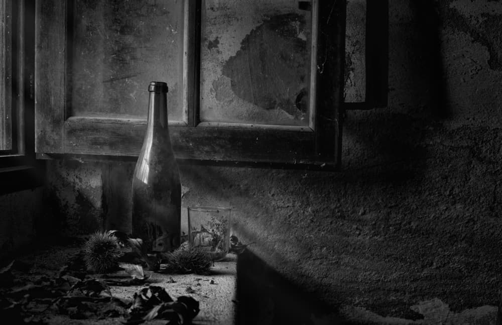 Old Bottle Window Light by Domenico Montemagno — canvas wall art