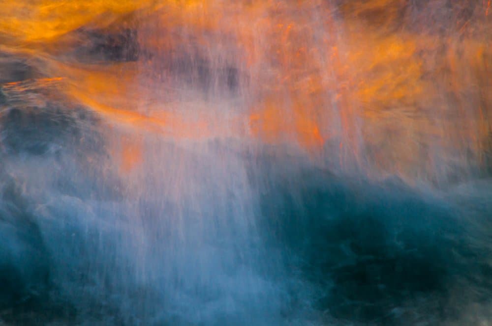 Vibrant Fluid Motion by Joshua Raif — canvas wall art
